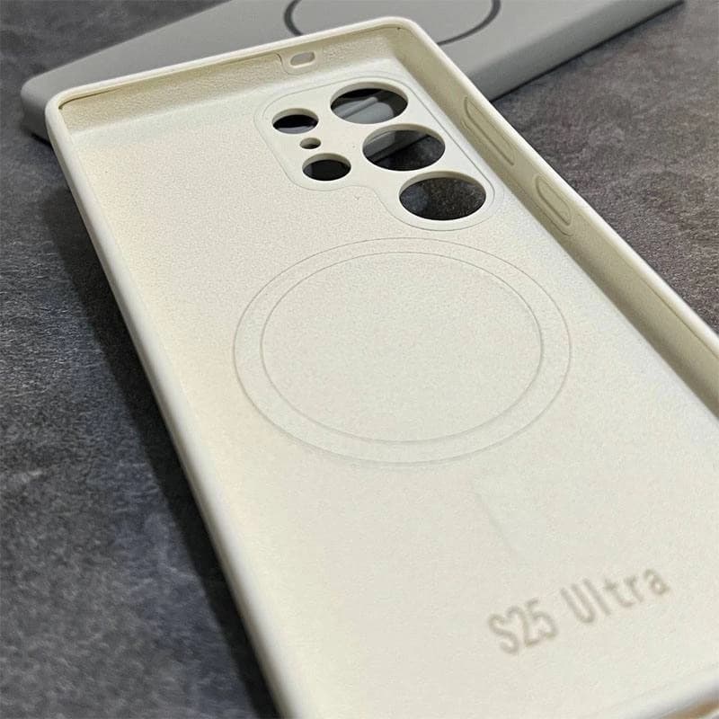 کاور مدل سیلیکونی مگسیف دار مناسب برای گوشی موبایل سامسونگ Galaxy S25 FE — تصویر ۷