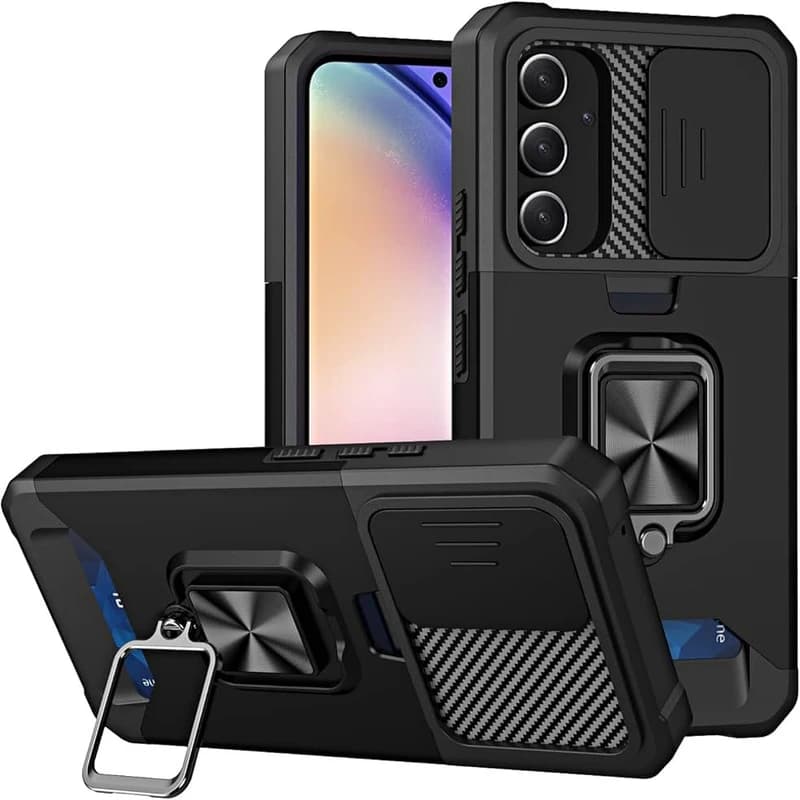 کاور مدل بتمنی جاکارتی دار مناسب برای گوشی موبایل سامسونگ Galaxy A56 — تصویر ۳