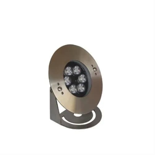 چراغ پایه دار ضدآب استیل 18وات فولکالر(RGB) LEDMAN