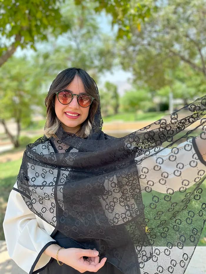 شال توری طرح گوچی Gucci — تصویر ۴