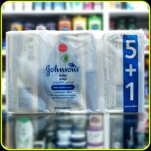 صابون بچه جانسون 5+1 | Johnson’s Baby Soap Extra Value — تصویر ۳