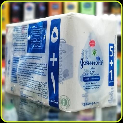 صابون بچه جانسون 5+1 | Johnson’s Baby Soap Extra Value — تصویر ۶