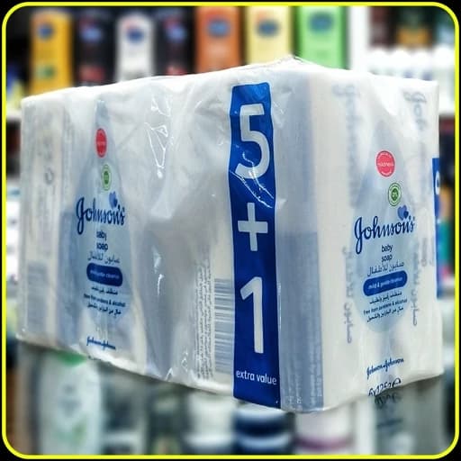 صابون بچه جانسون 5+1 | Johnson’s Baby Soap Extra Value — تصویر ۲
