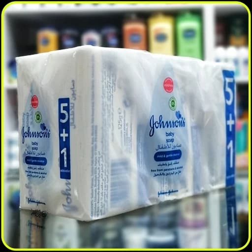 صابون بچه جانسون 5+1 | Johnson’s Baby Soap Extra Value — تصویر ۴