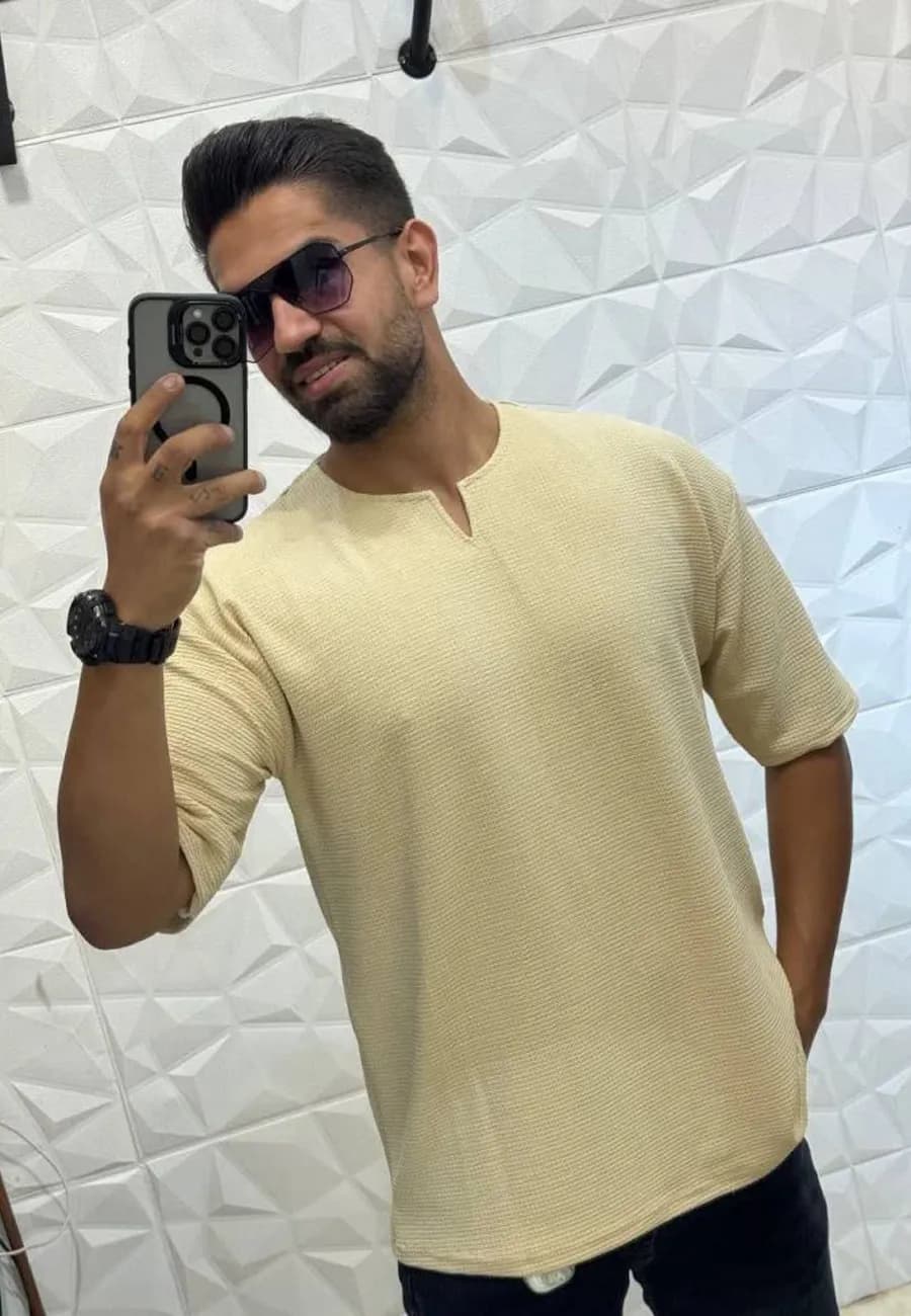 تیشرت ساده نخ پنبه — تصویر ۶