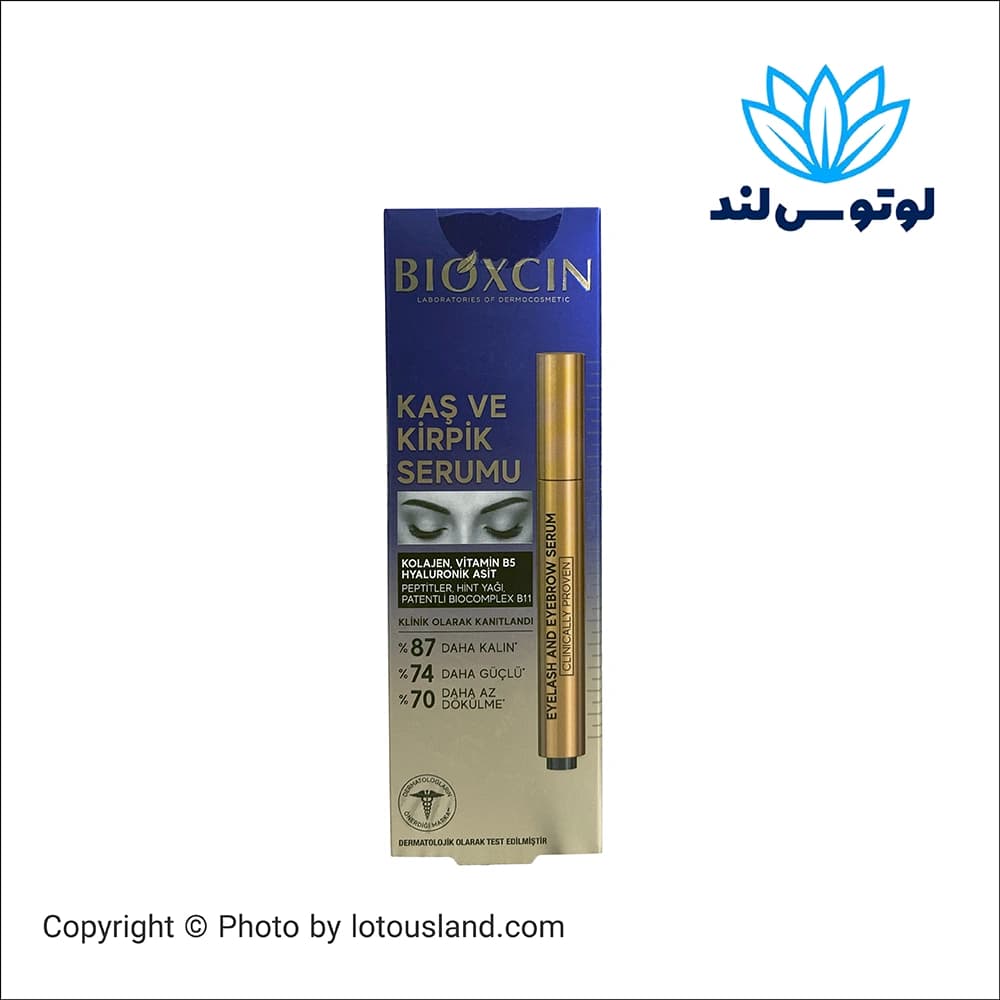 سرم تقویتی ابرو و مژه Bioxcin – تقویت‌کننده و محرک رشد