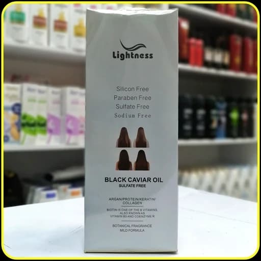 شامپو بیوتین لایتنس حاوی روغن خاویار سیاه و کلاژن کمپلکس | Lightness Biotin Shampoo — تصویر ۸
