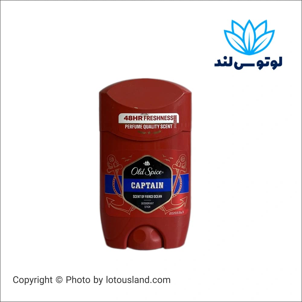 دئودورانت Old Spice Captain با رایحه اقیانوس خشمگین و حفاظت 48 ساعته
