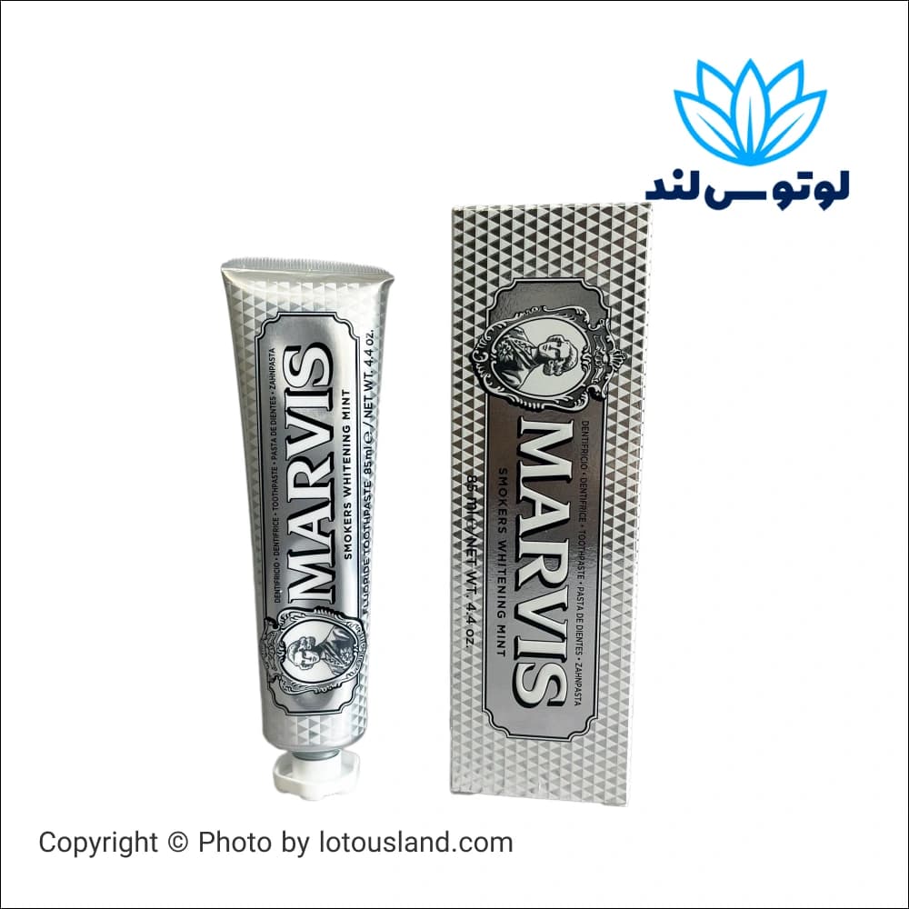 خمیر دندان Marvis برای سفید کنندگی دندان‌ها مخصوص سیگاری‌ها — تصویر ۷
