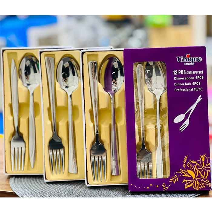 قاشق و چنگال زخمت 3.5 پک دار گل مایز