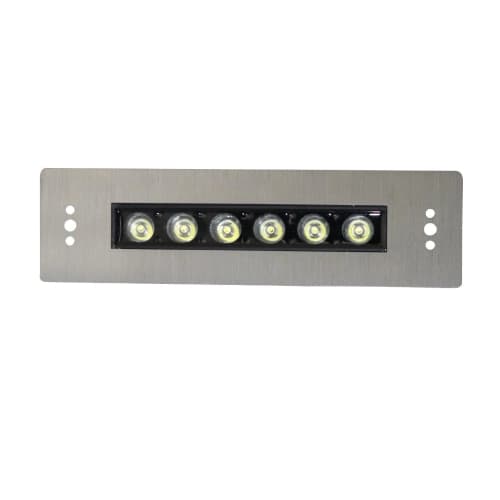 چراغ توکار استخری مستطیل استیل 18 وات فولکالر (RGB)