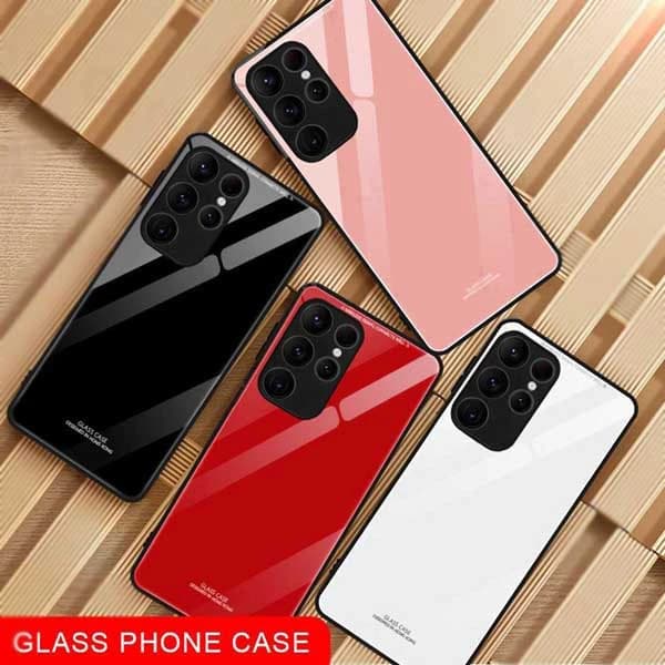 کاور مدل glass case مناسب برای گوشی موبایل سامسونگ Galaxy S24 Plus — تصویر ۳