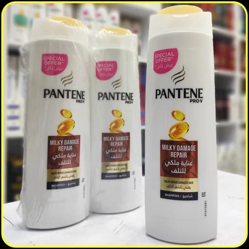 شامپو پنتن مدل Milky Damage Repair حجم ۴۰۰ میلیلیتر | Pantene Pro-V Milky Damage Repair Shampoo — تصویر ۲