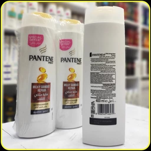 شامپو پنتن مدل Milky Damage Repair حجم ۴۰۰ میلی‌لیتر | Pantene Pro-V Milky Damage Repair Shampoo
