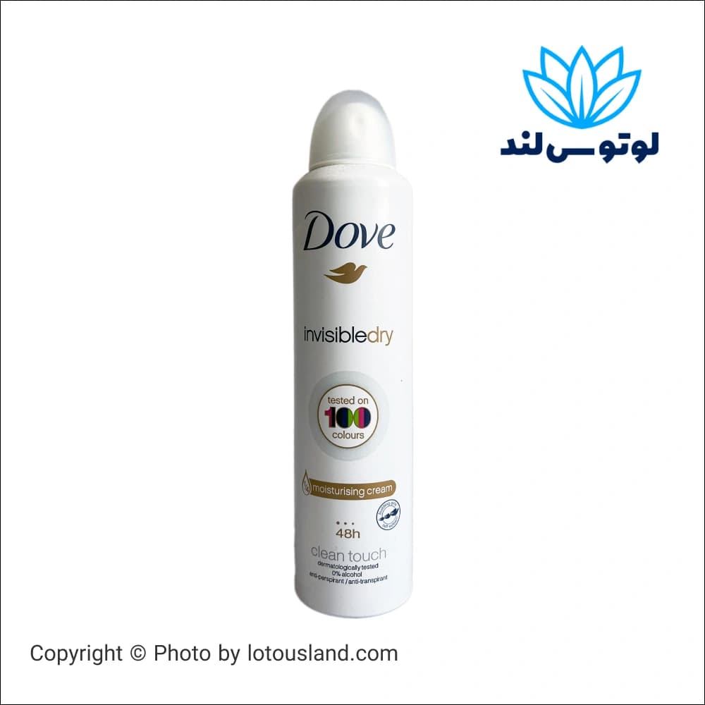 اسپری دئودورانت داو اینویزیبل درای مرطوب کننده — تصویر ۲