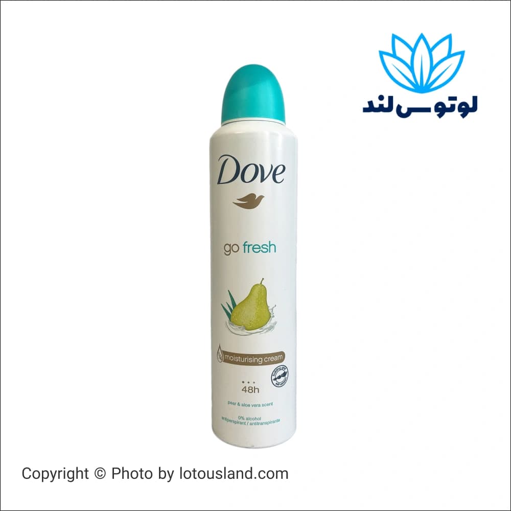 اسپری دئودورانت داو گو فرش مرطوب کننده با رایحه گلابی و آلوئه ورا — تصویر ۲