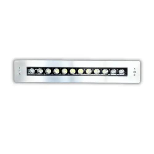 چراغ توکار استخری مستطیل استیل 36 وات فولکالر RGB