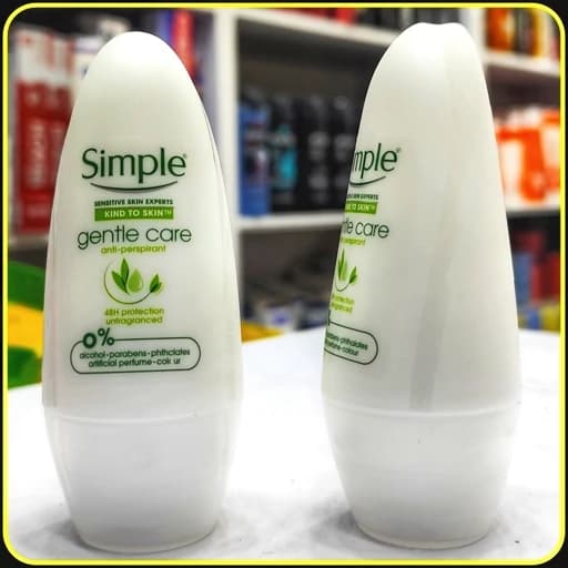 رول ضد تعریق سیمپل Gentle Care محافظت ۴۸ ساعته پوست حساس | Simple Gentle Care Anti-Perspirant