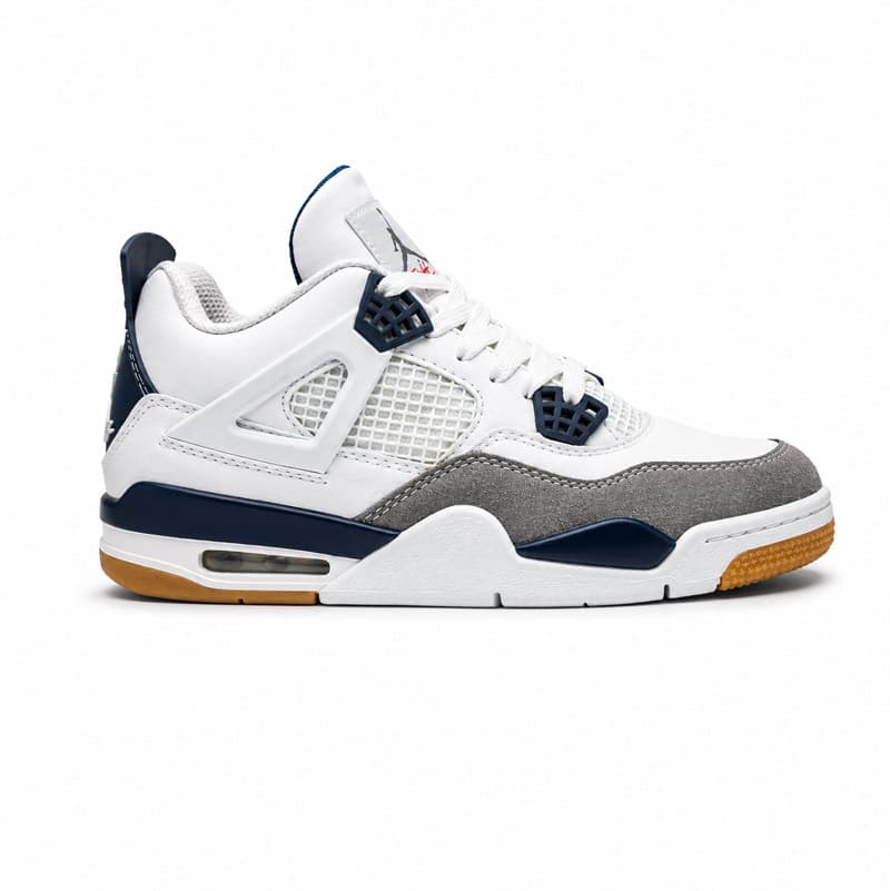 کفش و کتانی مردانه ساقدار مدل جردن NIKE AIR JORDAN 4 رنگ سفید کد 2133 — تصویر ۲