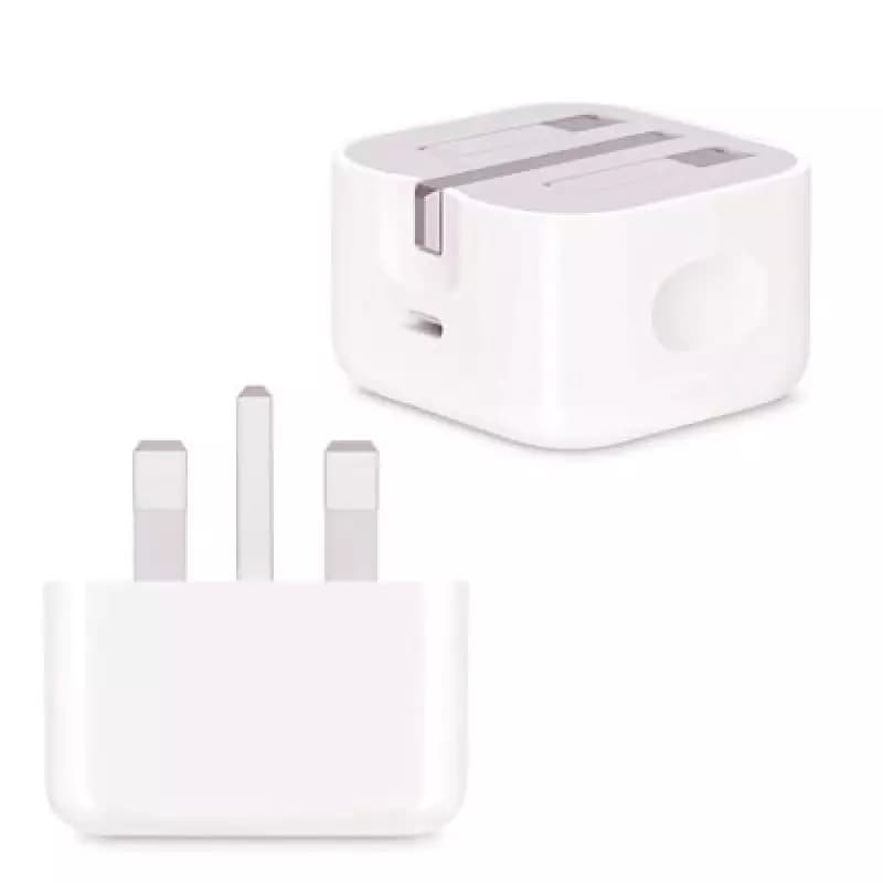 شارژر آیفون 20 وات IPHONE 20w سه پین بدون کابل اصل — تصویر ۴