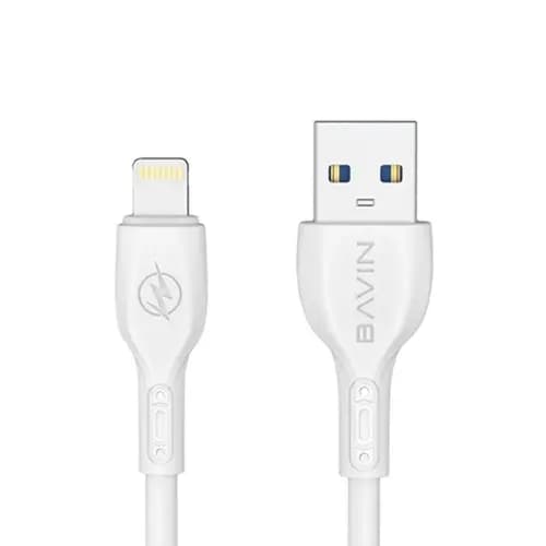 کابل شارژ USB به تایپ سی و آیفون باوین BAVIN CB222 طول 1 متر