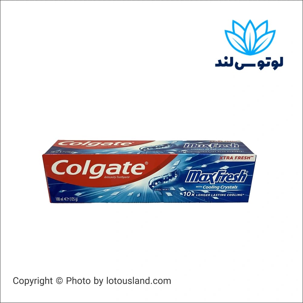 خمیردندان کلگیت Colgate مدل MaxFresh آبی