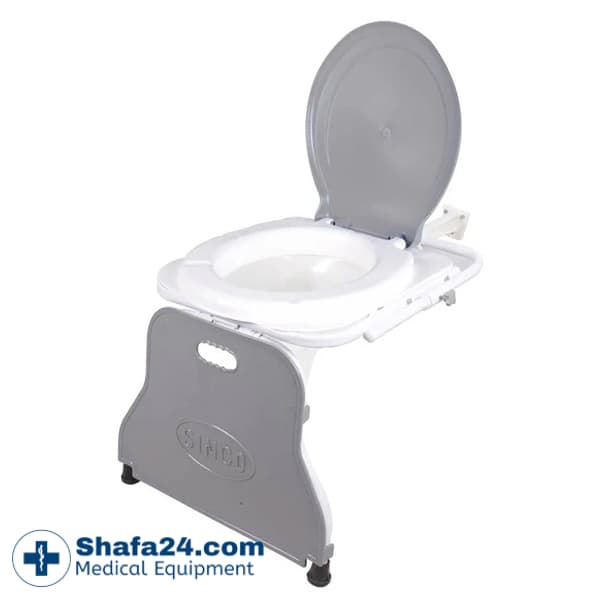 توالت فرنگی تاشو دیواری سینکو مدل آلومنیومی — تصویر ۲