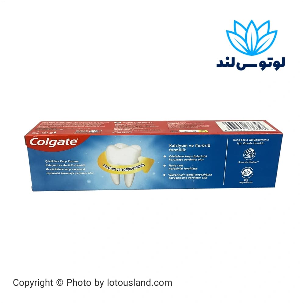 خمیردندان کلگیت Colgate محافظت‌کننده در برابر پوسیدگی با طراوت نعنا — تصویر ۳