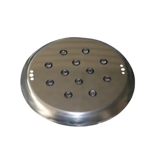 چراغ روکار استخری استیل 12 وات تک رنگ