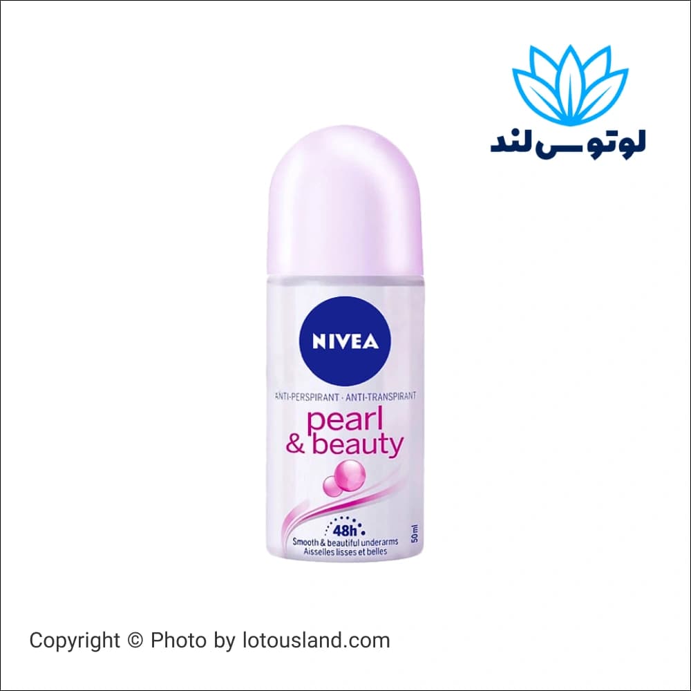 رول ضد تعریق زنانه نیوآ Nivea مدل Pearl & Beauty حجم 50 میل