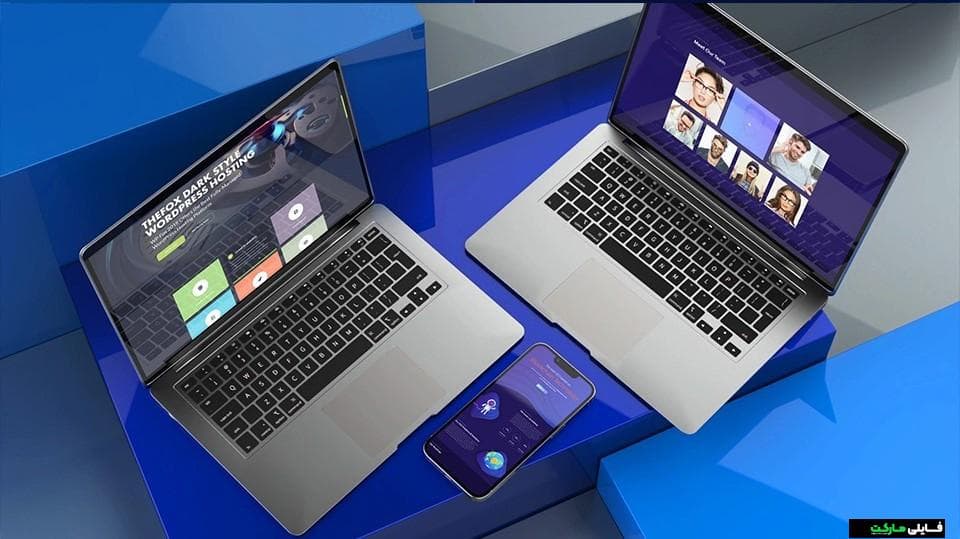 موکاپ استوری موشن تبلیغ وبسایت برای افترافکت