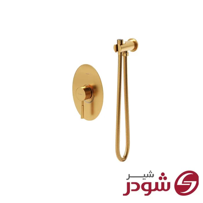 شیر توالت توکار مدل روگن طلامات شودر