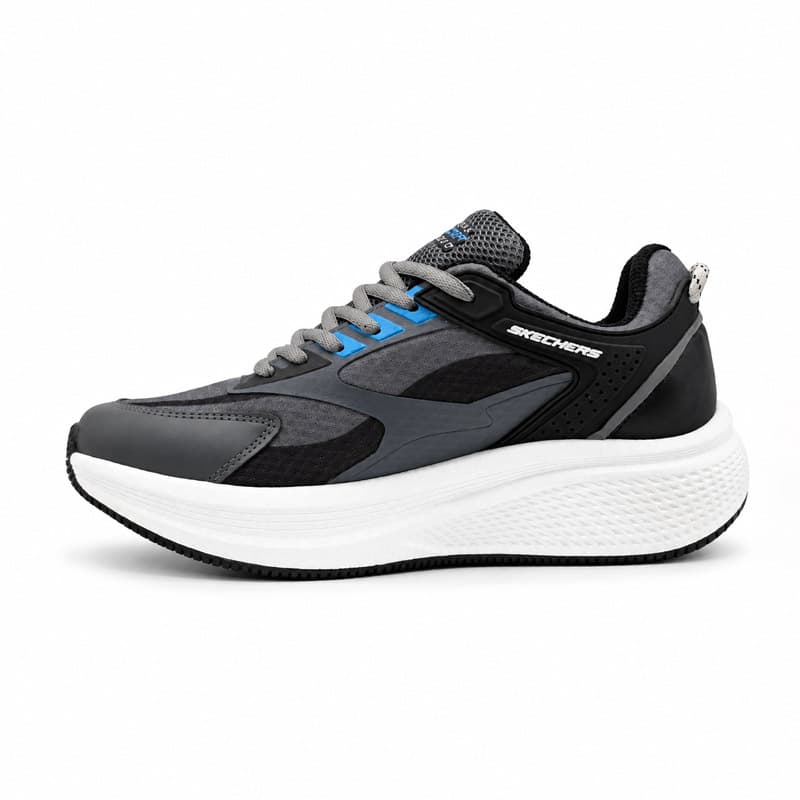 کفش و کتانی مردانه مدل اسکیچرز SKECHERS رنگ طوسی کد 40010 — تصویر ۳