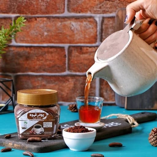 قهوه خرما بدون کافئین جار 220 گرمی