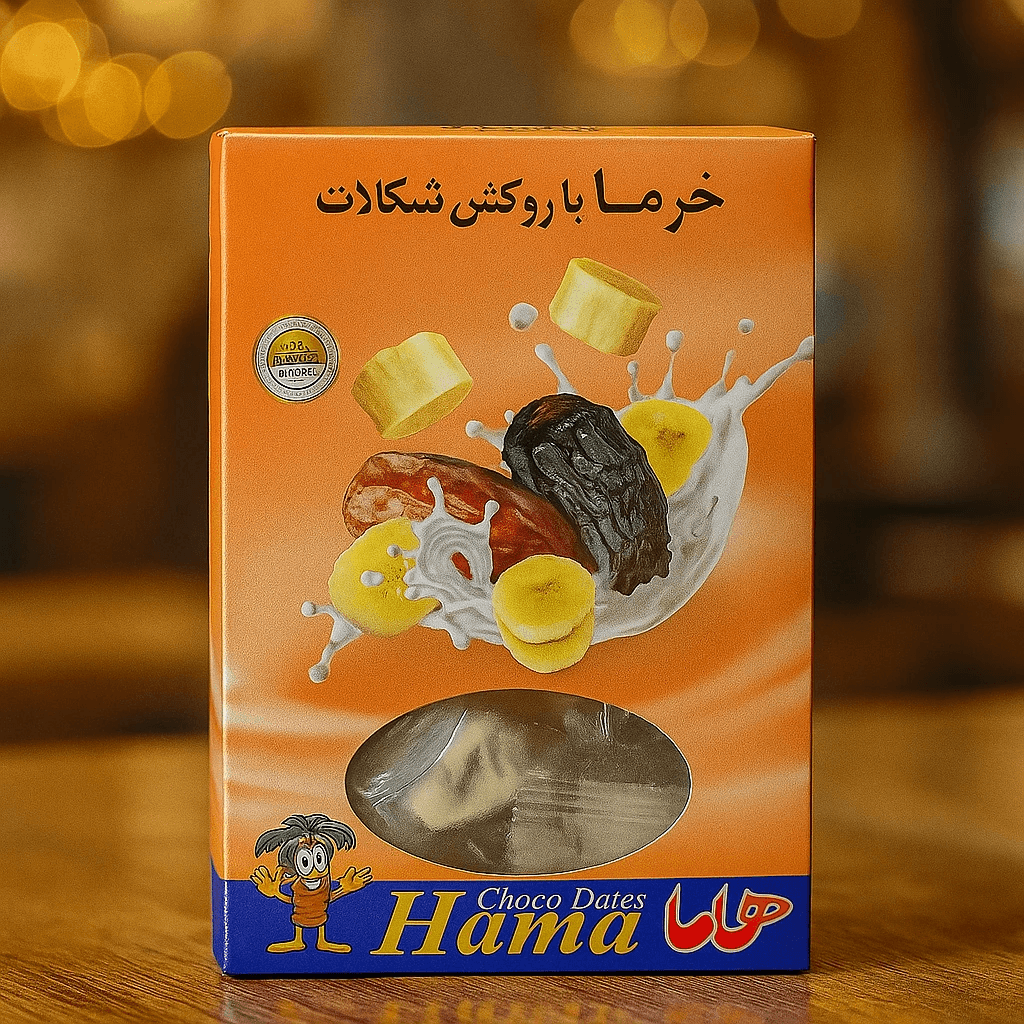 خرما با روکش شکلات 300 گرمی هاما