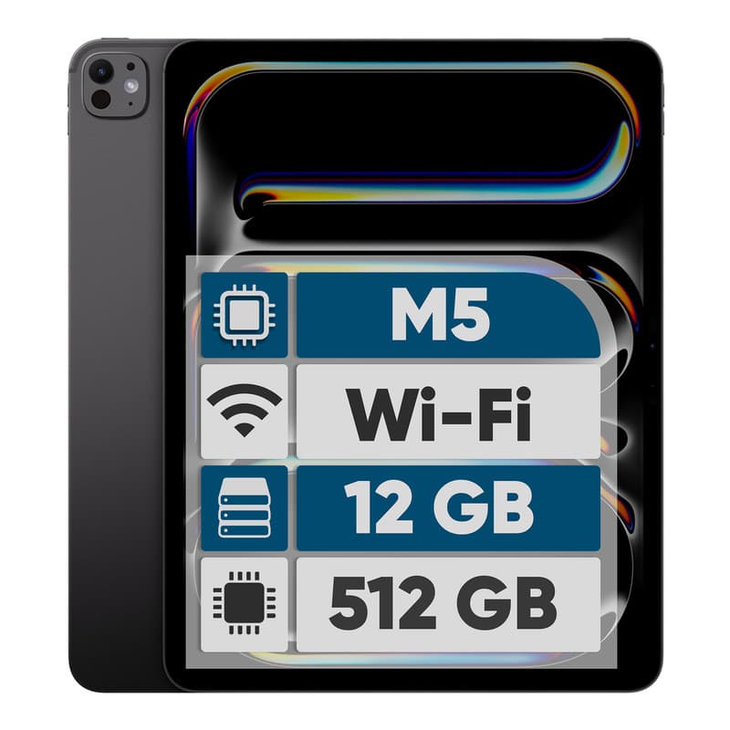 تبلت 13 اینچ اپل مدل IPad Pro 2025 M5 Wi-Fi ظرفیت 512 گیگابایت و رم 12 گیگابایت، رزولوشن دوربین 12 مگاپیکسل، پشتیبانی از قلم و کیبورد — تصویر ۷