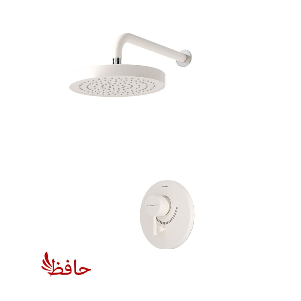 شیر حمام توکار تیپ 1 مدل مارینو شیری کروم شودر — تصویر ۲