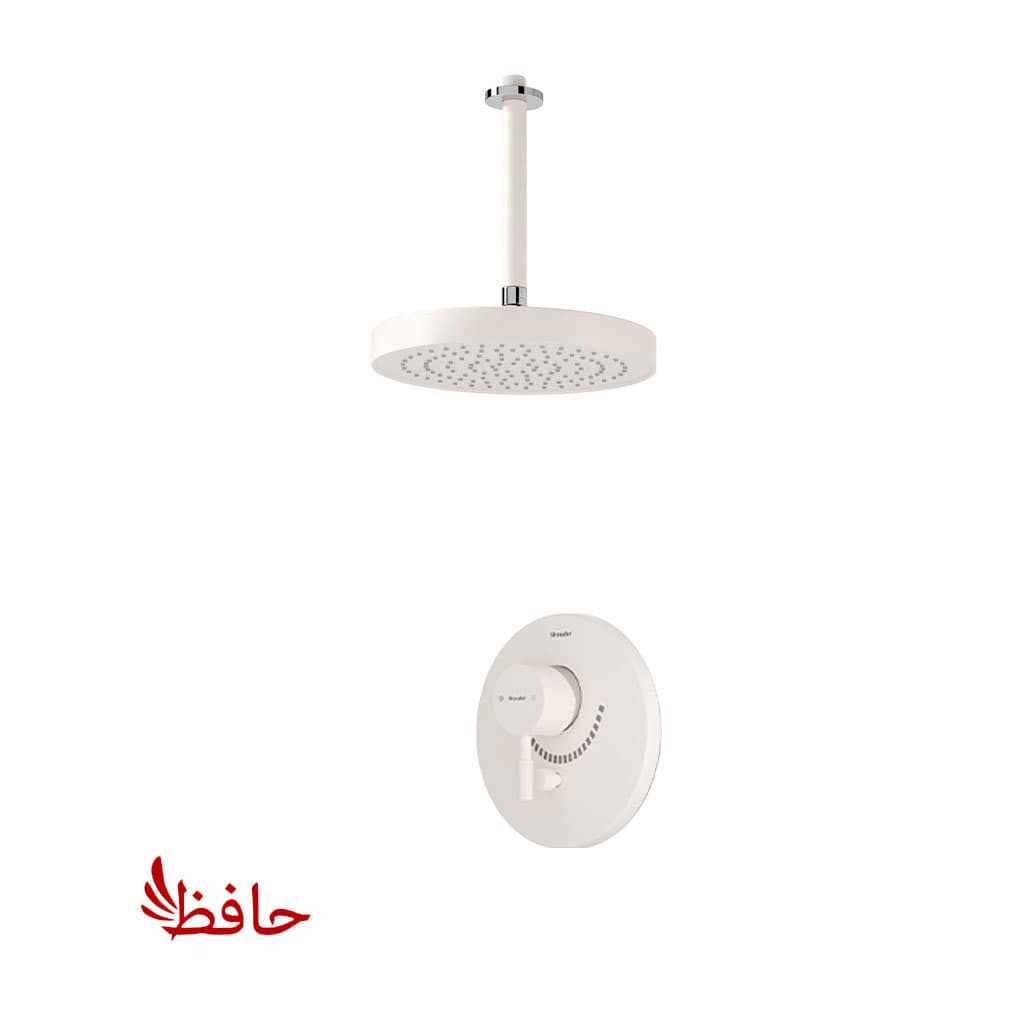 شیر حمام توکار تیپ 1 مدل مارینو شیری کروم شودر — تصویر ۳