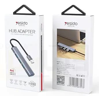 هاب USB چهار پورت یسیدو مدل YESIDO HUB18 — تصویر ۴