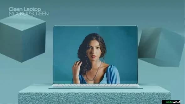 فایل لایه باز موکاپ متحرک صفحه نمایش لپتاپ برای افترافکت — تصویر ۳