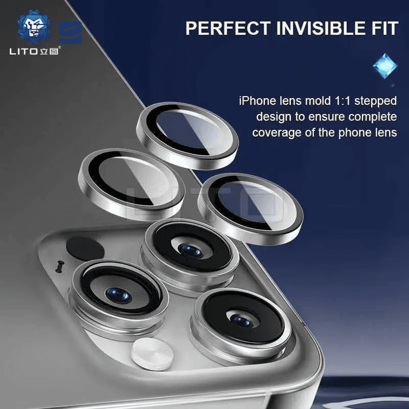 محافظ لنز دوربین لیتوو Protector مناسب iPhone 16 Pro / 16 Pro Max — تصویر ۶