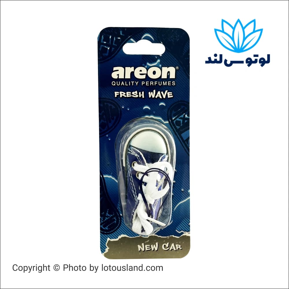 خوشبو کننده آویزی اتوموبیل Areon سری Fresh Wave مدل New Car وزن 20 گرم