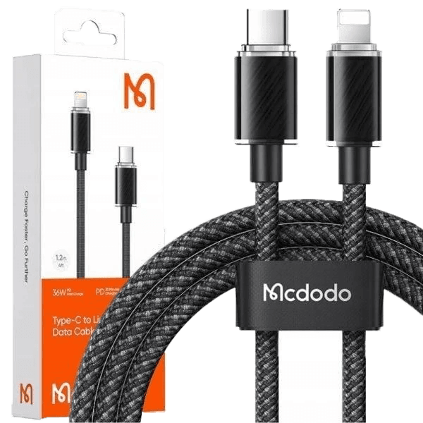 کابل Type-به Lightning برند Mcdodo مدل CA-366 گارانتی سهند گستر — تصویر ۳