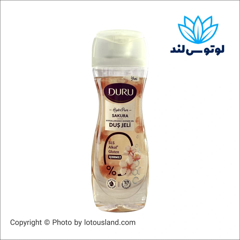 شامپو بدن دورو Duru مدل Sakura Dus Jeli تحت لیسانس حجم 450 میلی