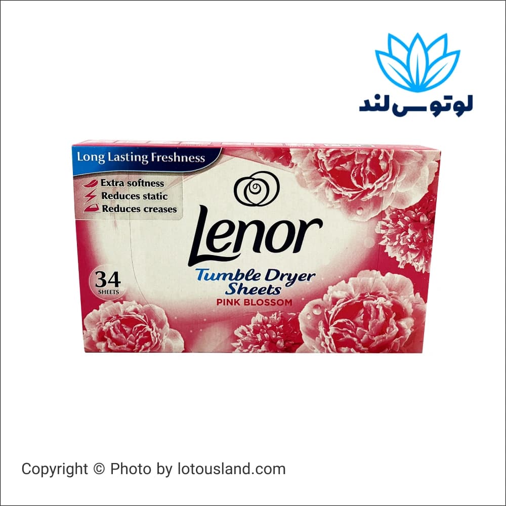پد خوشبو کننده لباس لنور Lenor مدل BLOSSOM بسته 34 عددی — تصویر ۲