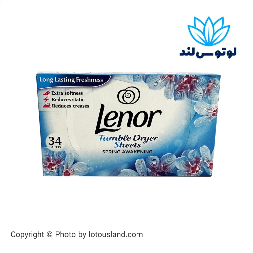 پد خوشبو کننده لباس لنور Lenor مدل SPRING AWAKENING بسته 34 عددی