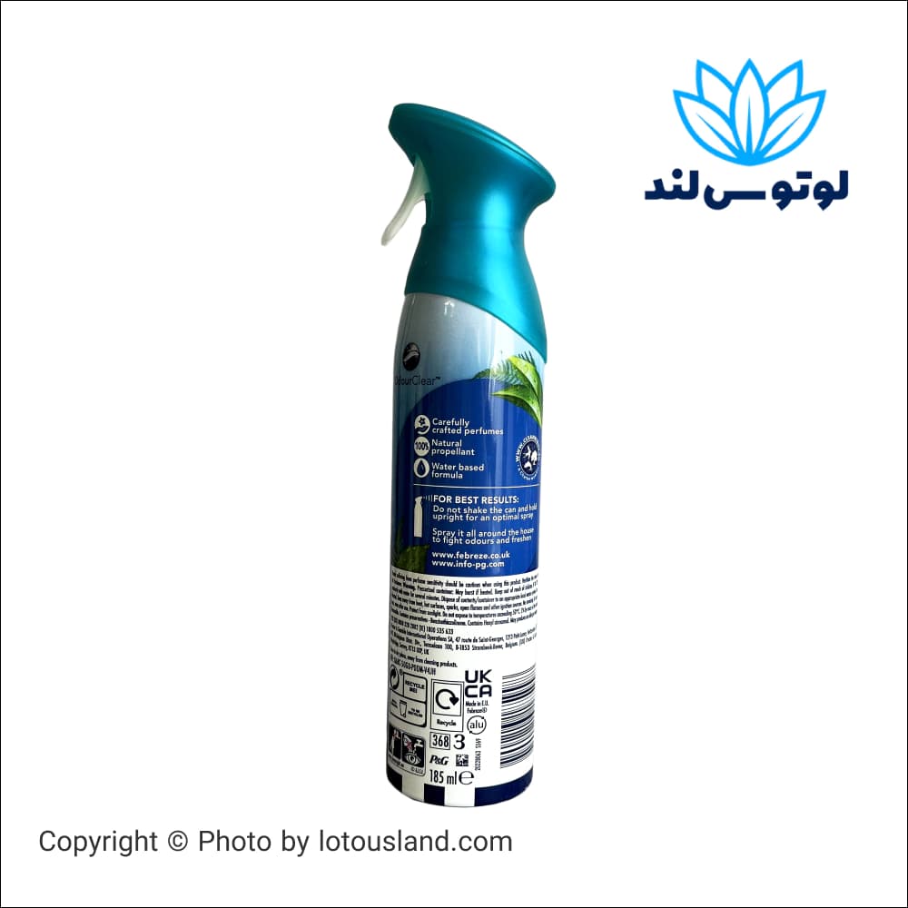 اسپری خوشبو کننده هوا فبرز مدل Febreze Ocean Escape حجم 185 میل — تصویر ۳