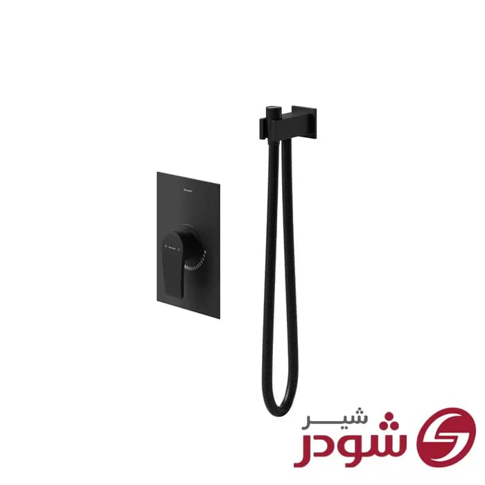 شیر توالت توکار مدل رومرپلاس کروم شودر — تصویر ۷