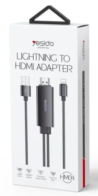 کابل تبدیل Yesido HM04 Lightning to HDMI 1.8m — تصویر ۴