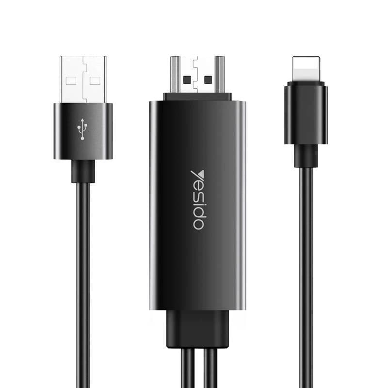 کابل تبدیل Yesido HM04 Lightning to HDMI 1.8m — تصویر ۲
